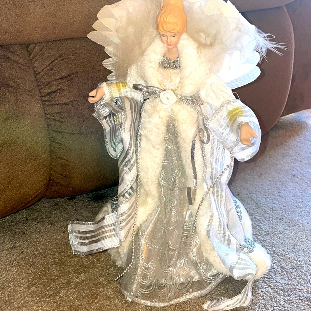 Antique Christmas Doll for tree or regular ornament